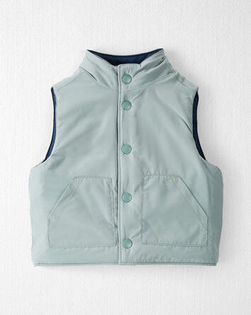 Baby 2-in-1 Puffer Vest Made with Recycled Materials, 