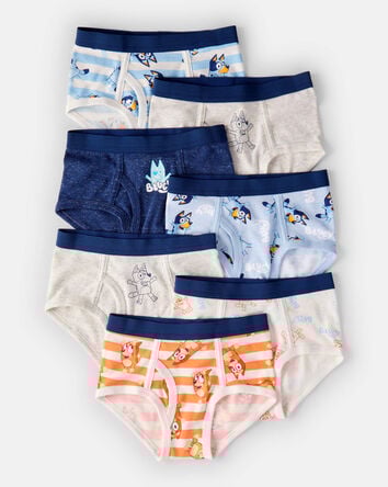 Toddler 7-Pack Bluey Cotton Briefs Underwear, 