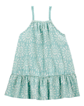 Baby Floral Crinkle Jersey Dress, 