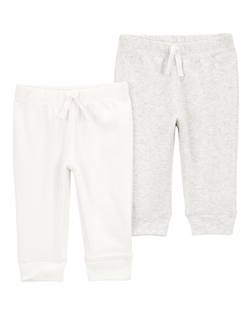Baby 2-Pack Pull-On Pants, 