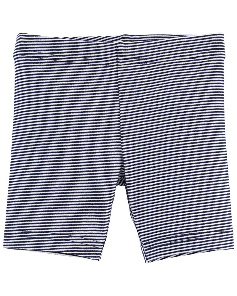 Toddler Striped Bike Shorts, image 1 of 2 slides