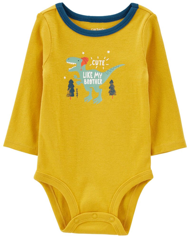 Baby Cute Like Brother Long-Sleeve Bodysuit, image 1 of 3 slides