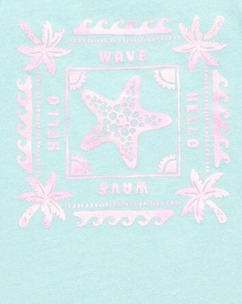 Toddler Starfish Muscle Tank - Turquoise, 