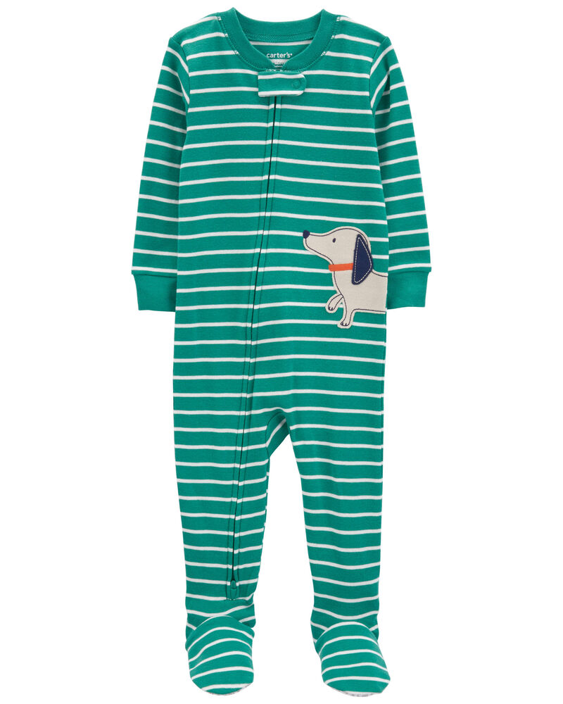 Toddler 2-Pack 100% Snug Fit Cotton 1-Piece Footie Pajamas
, image 6 of 6 slides