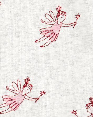 Baby Ballet Snap-Up Cotton Blend Sleep & Play Pajamas, 