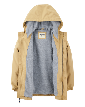 Boys Midweight Utility Jacket - Khaki, 