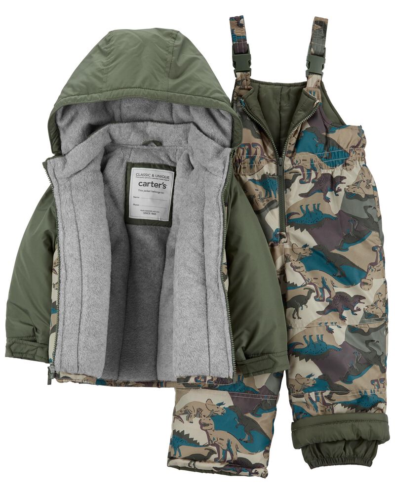 Baby 2-Piece Camo Snowsuit, image 2 of 4 slides