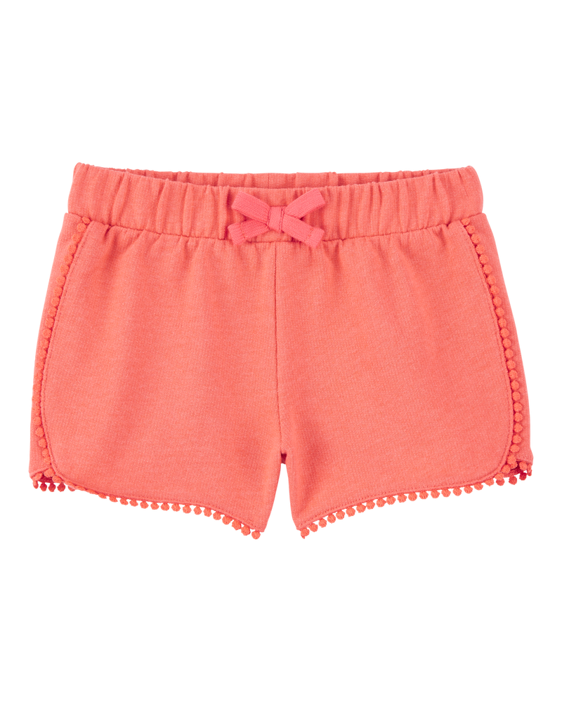 Toddler Pom Pom Dolphin Shorts, image 1 of 5 slides