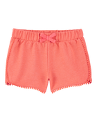 Toddler Pom Pom Dolphin Shorts, image 1 of 5 slides