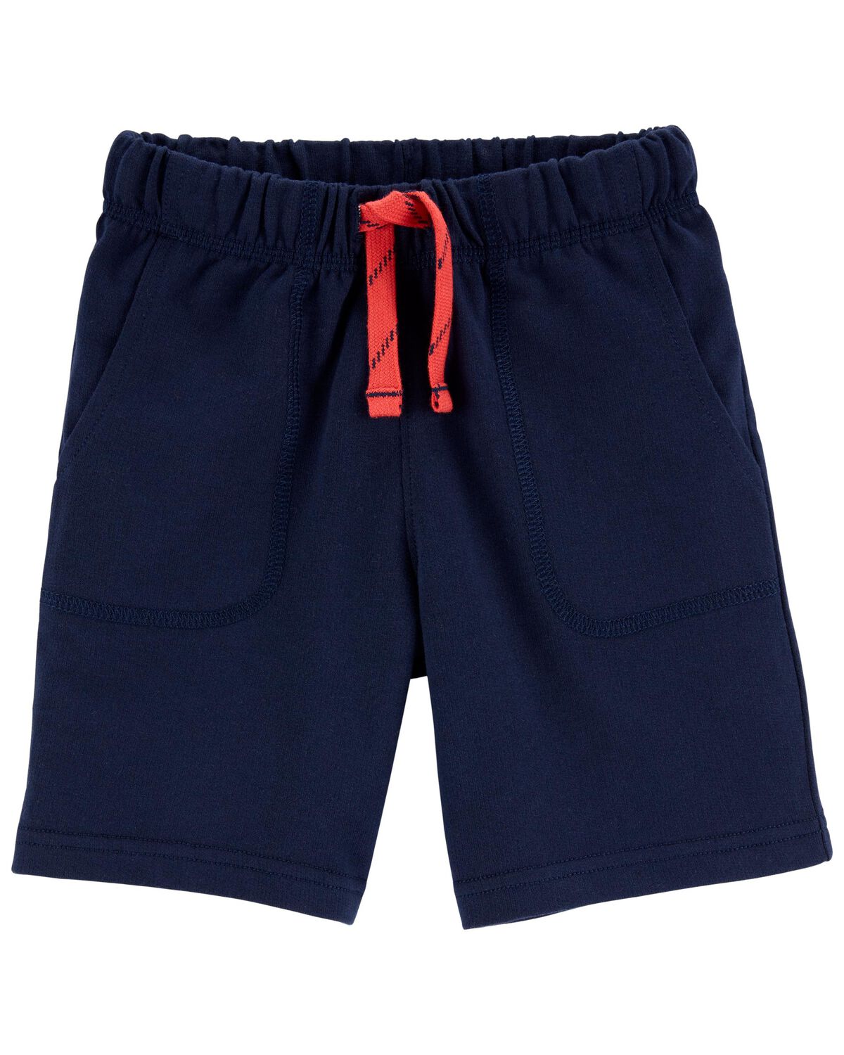 Navy Baby Pull-On Knit French Terry Shorts | carters.com