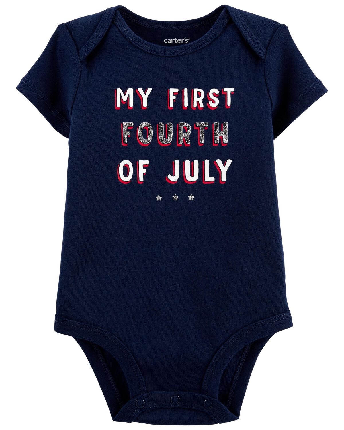 Blue Baby First Fourth Of July Collectible Bodysuit