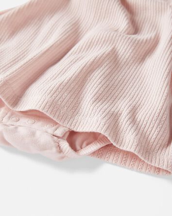 Baby Pointelle Romper Made With Organic Cotton, 