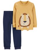 2-Piece Lion Tee & Jogger Set, image 1 of 3 slides
