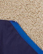 Baby Colorblock Faux Sherpa Mid-Weight Jacket, image 4 of 4 slides