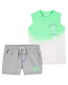 Toddler 2-Piece Tie-Dye Tank & Pull-On French Terry Shorts Set

, image 1 of 5 slides
