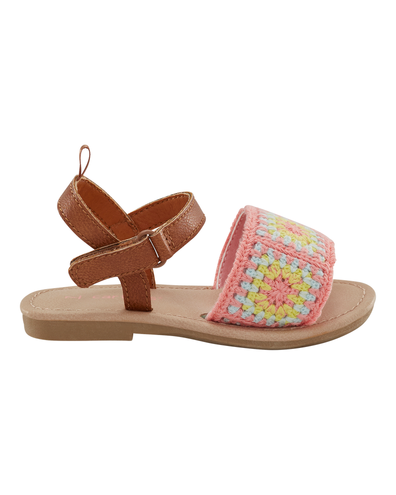 Toddler Crochet Sandals, image 2 of 7 slides