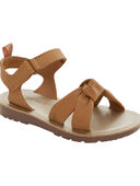 Brown - Toddler Slip-On Sandals