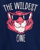 Toddler The Wildest One Tiger Graphic Tee, image 2 of 3 slides