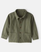Toddler Boy Herringbone Long-Sleeve Fashion Jacket - Olive, image 1 of 3 slides