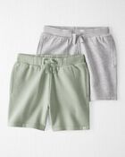 Kid 2-Pack Organic Cotton Shorts, image 1 of 6 slides