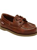Brown - Kid Boat Shoes