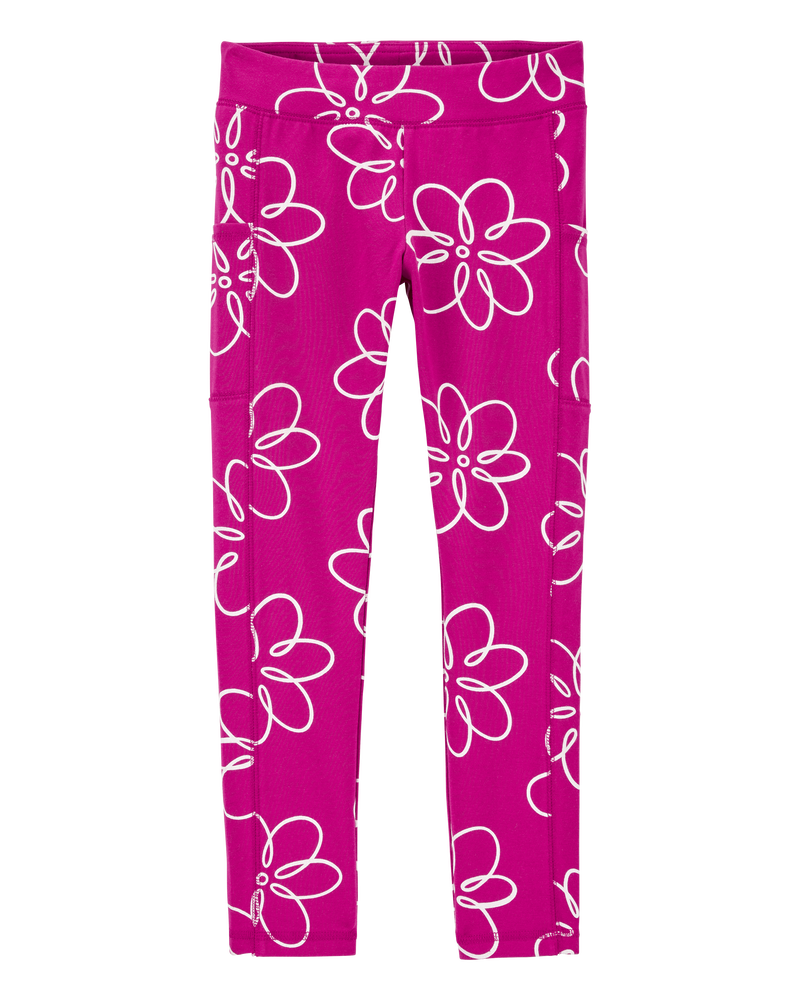 Kid Floral Leggings, image 1 of 5 slides