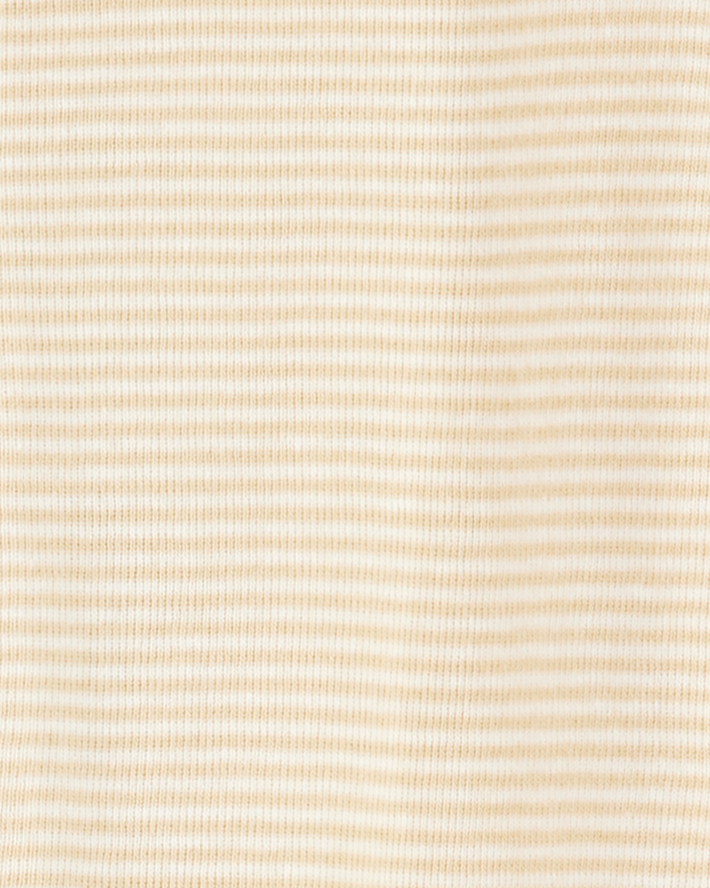 Baby 2-Pack Striped Duck Print 2-Way Zip Cotton Sleep & Play Pajamas, image 4 of 6 slides