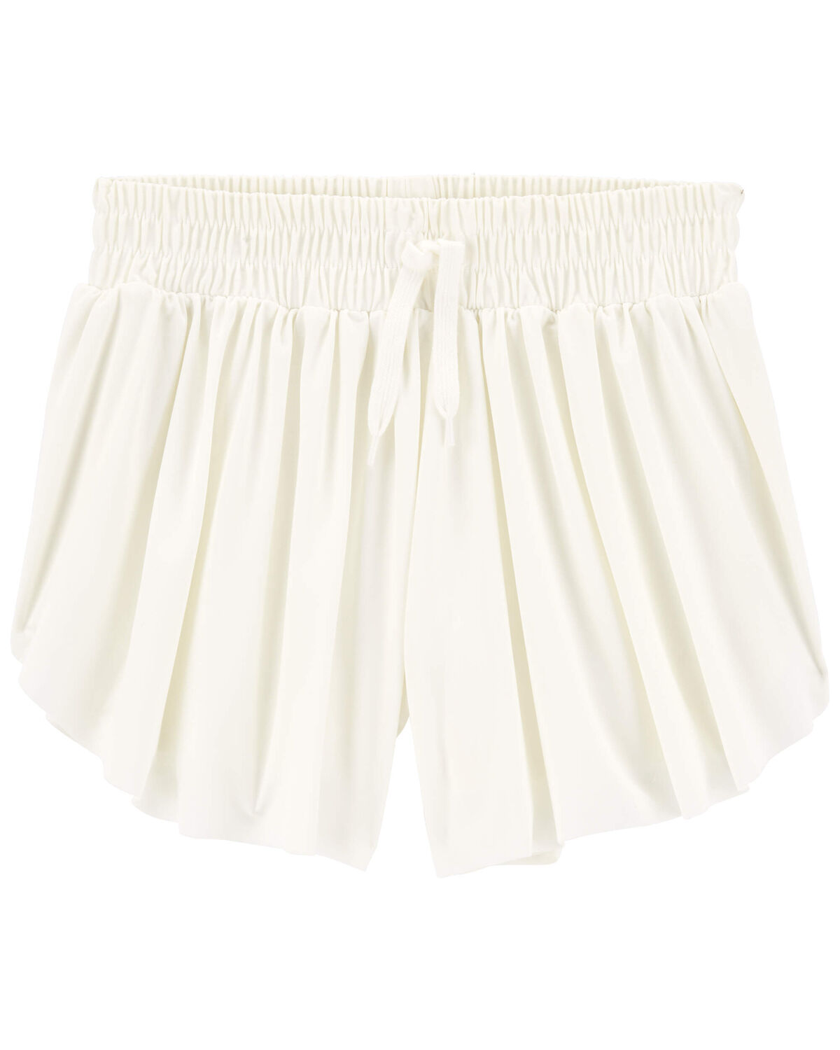 White Kid Pull-On Flip Shorts | carters.com