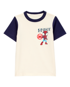 Toddler Marvel™ Spider-Man Short-Sleeve Graphic Tee - Cream, image 1 of 3 slides
