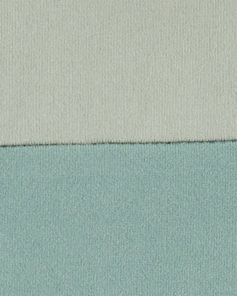 Toddler Colorblock Knit Short-Sleeve Tee - Green, image 2 of 3 slides