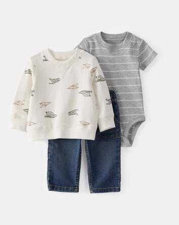 Baby 3-Piece Team Player Outfit Set, 