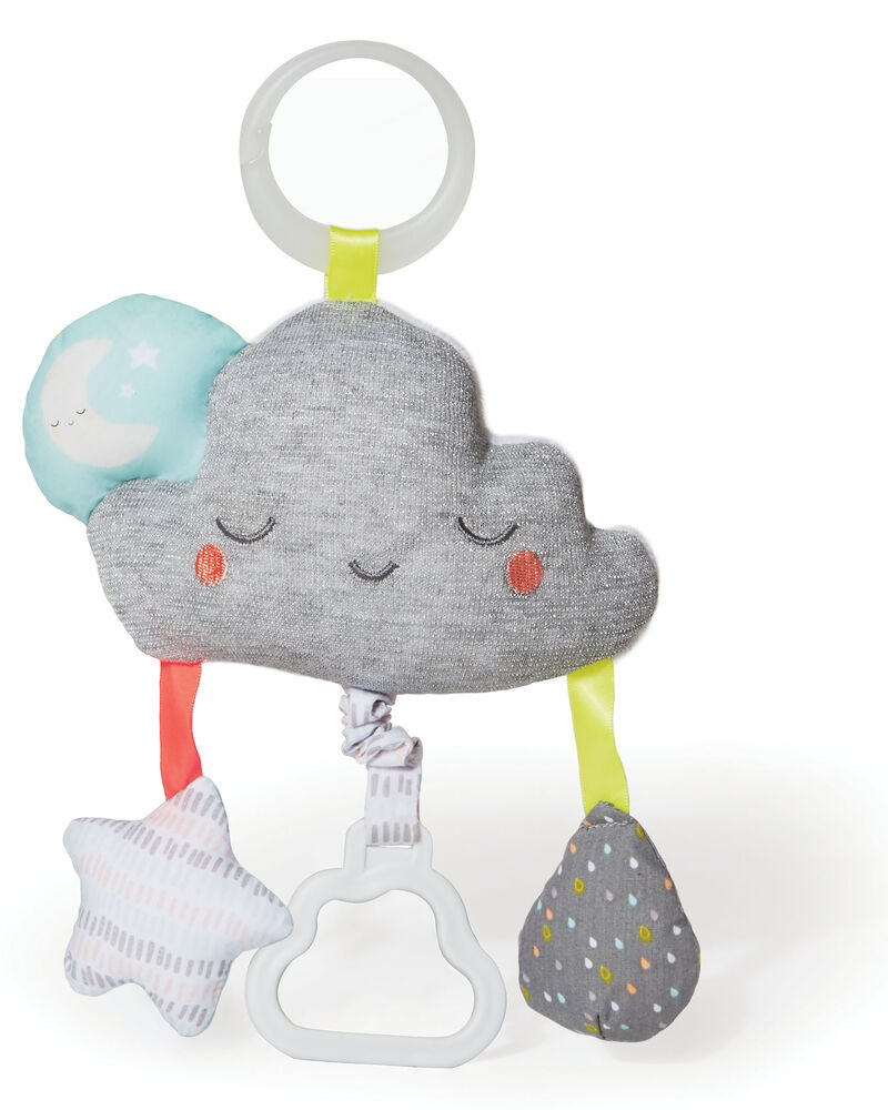 Baby Silver Lining Cloud Jitter Stroller Baby Toy, image 3 of 4 slides