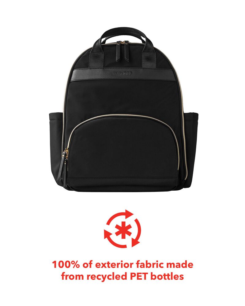 Envi Luxe Backpack Diaper Bag - Black, image 3 of 20 slides