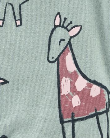 Toddler 1-Piece Unicorn 100% Snug Fit Cotton Footie Pajamas, 