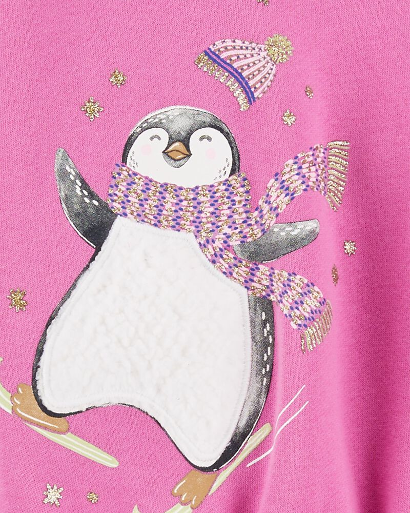 Baby Penguin Fleece Sweatshirt, image 2 of 3 slides