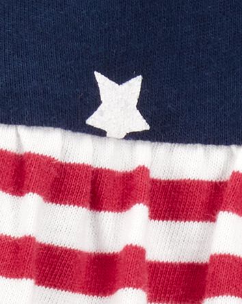 Baby American Flag Sunsuit, 