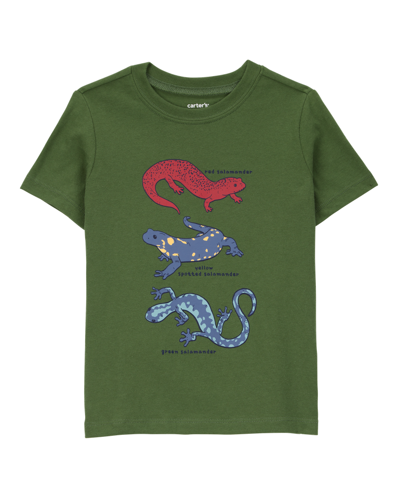 Toddler Lizard Short-Sleeve Graphic Tee - Green, image 1 of 3 slides