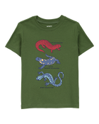Toddler Lizard Short-Sleeve Graphic Tee - Green, image 1 of 3 slides