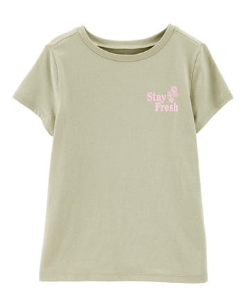 Kid Stay Fresh Graphic Short-Sleeve Tee - Green, 