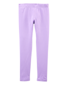 Kid Cotton Stretch Leggings, image 1 of 4 slides