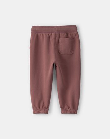Baby Drawstring Knit Joggers - Brown, 