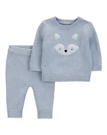 Baby 2-Piece Fox Pullover & Jogger Set, 