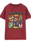 Red - Kid Super Mario Bros Tee