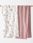 Botanical Butterfly - Baby 2-Pack Organic Cotton Muslin Swaddle Blankets