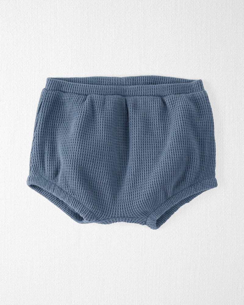 Baby 2-Piece Waffle Knit Bubble Shorts Set Made with Organic Cotton, image 2 of 5 slides