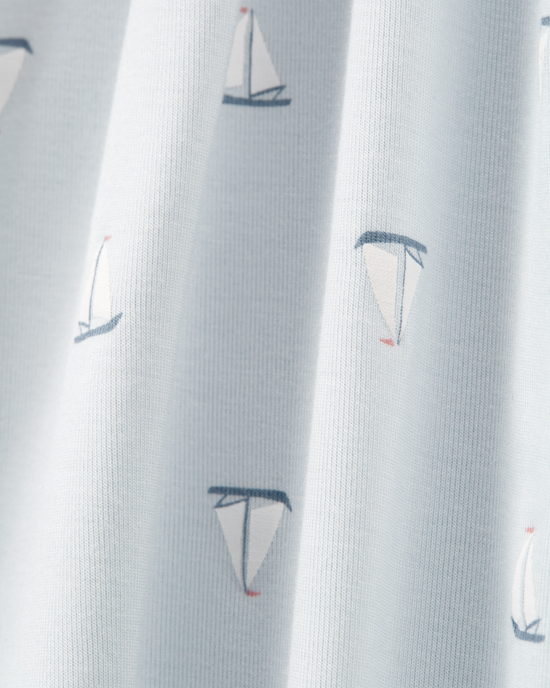 Kid 2-Piece Sailboat PurelySoft Pajamas, image 2 of 5 slides