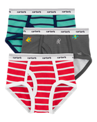 3-Pack Cotton Briefs Underwear, image 1 of 2 slides