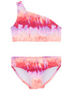 Kid Tie-Dye 2-Piece Swimsuit, image 1 of 3 slides