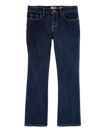 Kid Dark Wash Plus-Fit Boot-Cut Jeans, 