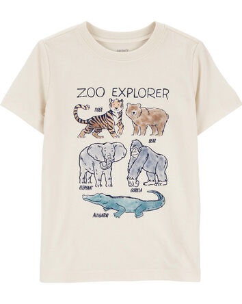 Toddler Zoo Explorer Graphic Tee, 